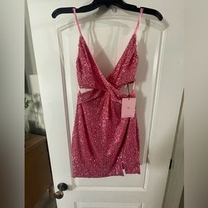 NWT Hot Pink Cutout Hello Molly Dress